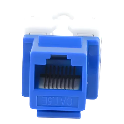 Módulo Jack Keystone / Cat5e / Terminación 110 / RJ45 / Sin Blindaje / Azul