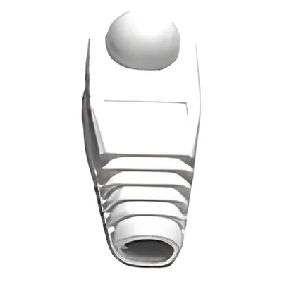 Bota de Protección / 27.5 mm / Cable 6.0 mm / RJ45 / TC-5 TC-6 / Plástico Blanco