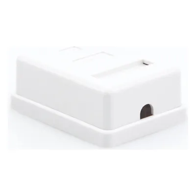 Caja de Pared / 1 Puerto Keystone / Cat5e / T568A-B / UL 94V-0