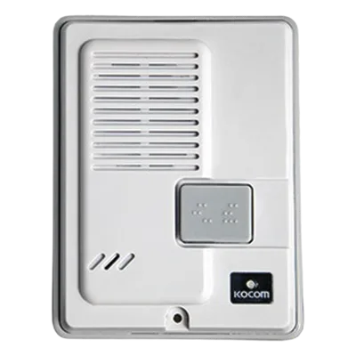 Frente de Calle para Interfón / Plástico / 4 Hilos con Polaridad / Montaje Superficie / DC 24V (1.2A)