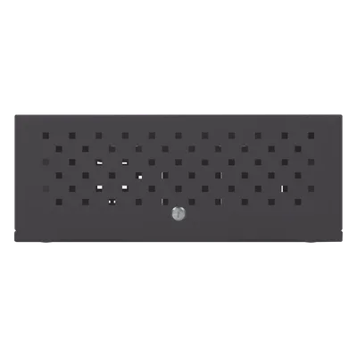 Gabinete Metálico de Seguridad para DVR/NVR. Tamaño Max. de DVR/NVR: 440 x 177 x 462 mm (An. x Al. x Prof.)