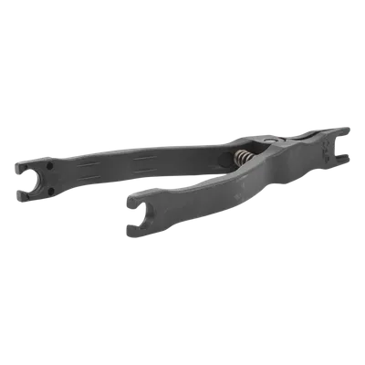 Pinza de Conexión Coaxial / Nylon 66 Reforzado con Fibra de Vidrio / 64 g / Sin Soldadura / Certificación CE-ROHS
