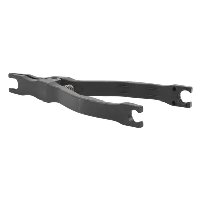 Pinza de Conexión Coaxial / Nylon 66 Reforzado con Fibra de Vidrio / 64 g / Sin Soldadura / Certificación CE-ROHS