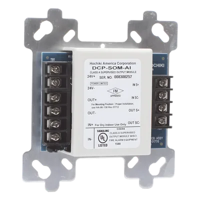 Módulo de Control Direccionable de Salida Supervisada / Clase A y B / Aislador de Cortocircuito Integrado / 2 A a 30 VDC / 16 Patrones Programables