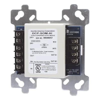 Módulo de Control Direccionable de Salida Supervisada / Clase A y B / Aislador de Cortocircuito Integrado / 2 A a 30 VDC / 16 Patrones Programables