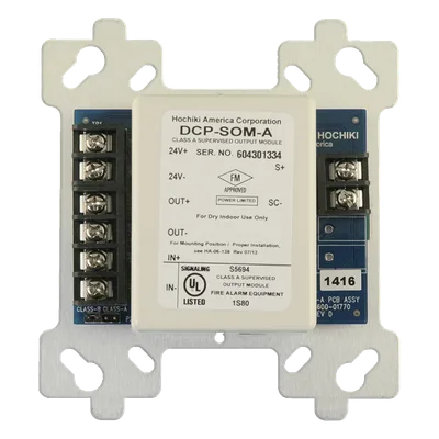 Módulo de Control Direccionable de Salida Supervisada / Clase A y B / Aislador de Cortocircuito Integrado / 2 A a 30 VDC / 16 Patrones Programables