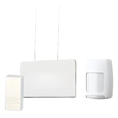 Kit Inalámbrico de Arranque / Receptor 5881ENH / 4 Contactos Magnéticos / Detector PIR Serie 5800 / Batería Litio 3 a 5 Años / Panel Vista