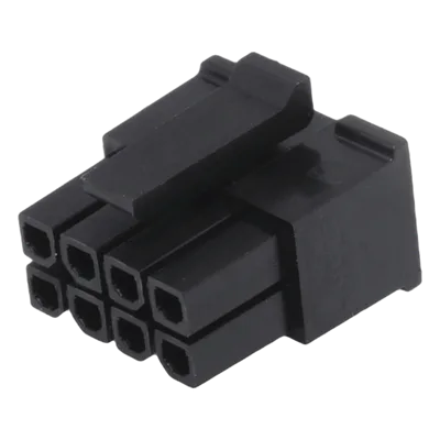 Conector Plug / 8 Contactos / Doble Fila / Paso 3.0 mm / Pin Hembra / 5.0A / -40°C a +105°C