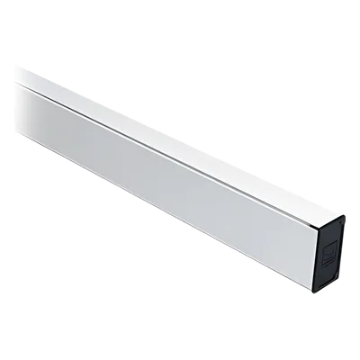 Mástil de Aluminio / 60 x 40 x 4200 mm / Compatible con Barrera G4000 / Color Blanco