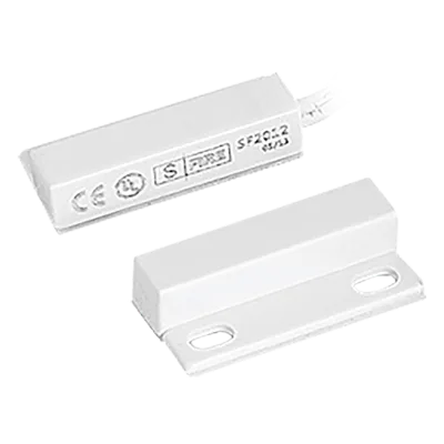 Contacto Magnético Ultra Compacto / GAP 29 mm (1.14 in) / Reed Switch NC / 12 VCC / Puertas y Ventanas