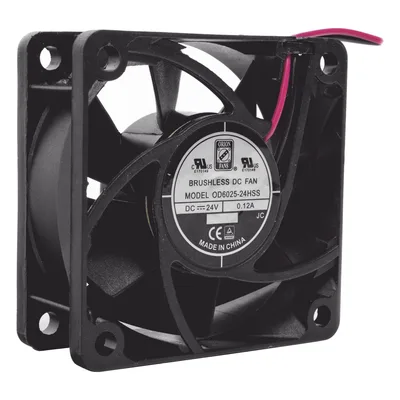 Ventilador Axial Anticondensante / 60 x 60 x 25 mm / 24 Vdc / 25.0 CFM / 4500 RPM / 2.9 W / Cojinete Sellado