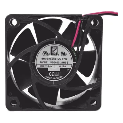 Ventilador Axial Anticondensante / 60 x 60 x 25 mm / 24 Vdc / 25.0 CFM / 4500 RPM / 2.9 W / Cojinete Sellado