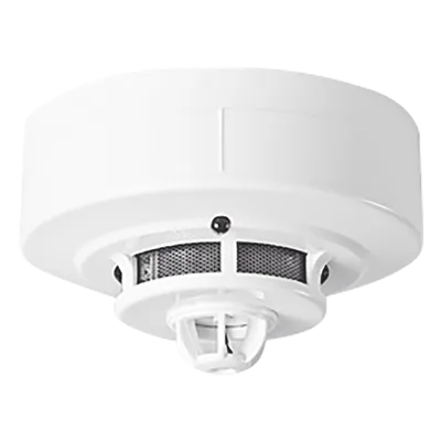 Detector de Humo y Temperatura / 4 Hilos / 12 VCC / 57 °C / Fotoeléctrico
