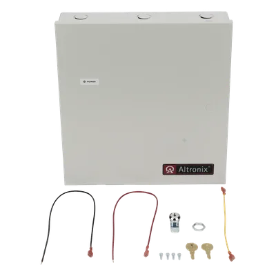 Fuente de Alimentación / Salida Seleccionable 12 VDC @ 4 A o 24 VDC @ 3 A / 96.6 W / Entrada 115 VCA / Cargador de Batería Integrado / Regulación Electrónica