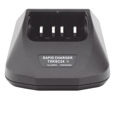 Cargador de Escritorio / Carga Rápida / Compatible con Radios Kenwood TK Series / LED de Estado / Carga con o sin Radio
