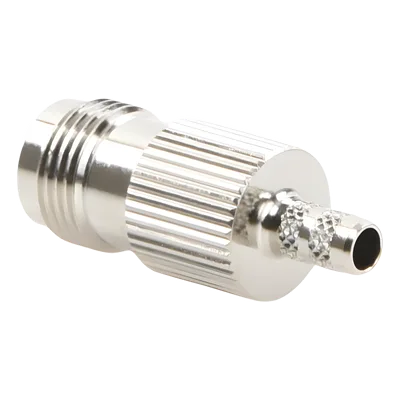 Conector TNC Hembra / Anillo Plegable / Bronce Niquelado / Contacto Oro / Teflón / 9913, 7810A, 8214, CNT-400, RG8/U-SYS, RFLASH-1113