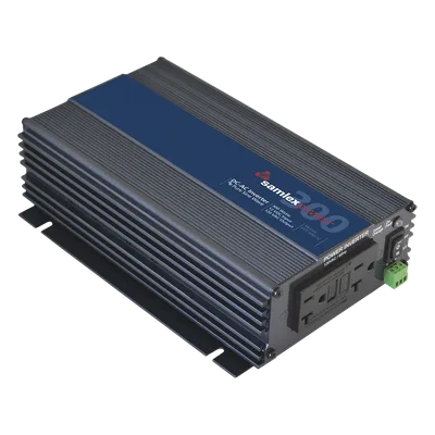 Inversor de onda sinusoidal pura / 300W / Entrada 12 Vcc / Salida 120 Vca 60 Hz / 6.1 x 9.7 x 2.6 pulgadas