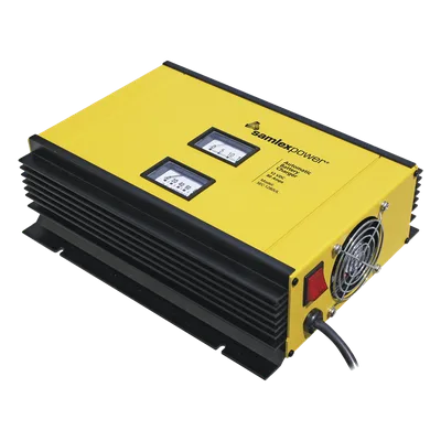 Cargador de Baterías / 12 V / 80 A / 2 Bancos Simultáneos / 750-850 Ah / Entrada 120-230 VAC
