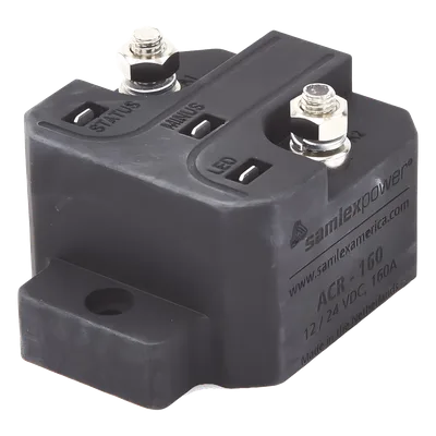 Aislador de Baterías para Vehículos / Detección Automática 12/24 Vcc / 160 A Continuos / 480 A Pico / Control por Microprocesador