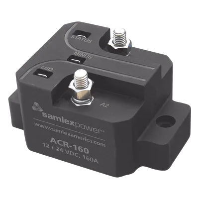Aislador de Baterías para Vehículos / Detección Automática 12/24 Vcc / 160 A Continuos / 480 A Pico / Control por Microprocesador