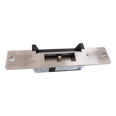 Contrachapa Eléctrica / Fuerza de Sujeción 500 kg / 12 VCC / Sensor de Puerta NO/NC/COM / Modo Falla Seleccionable / -10 a 55°C / Uso Interior