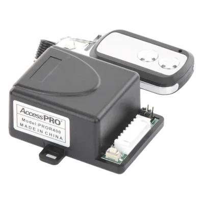 Receptor de RF / 2 Relevadores / 433.92 MHz / 50 m / 12-24 VCD / -20 a 60°C / 2.4 x 1.7 x 0.1 in
