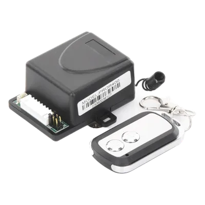 Receptor de RF / 2 Relevadores / 433.92 MHz / 50 m / 12-24 VCD / -20 a 60°C / 2.4 x 1.7 x 0.1 in