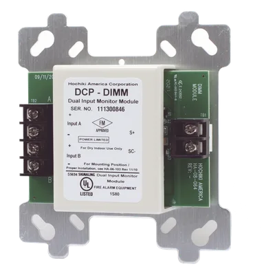 Módulo Direccional de Monitoreo / 2 Entradas Independientes / Montaje en Caja de 4" / Comunicación DCP / 127 Dispositivos por Bucle