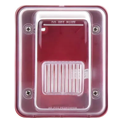 Cubierta para sirena estrobo exterior / Policarbonato Lexan® / 4.75' x 5.75' x 4.18' / UL 464 & UL 1971