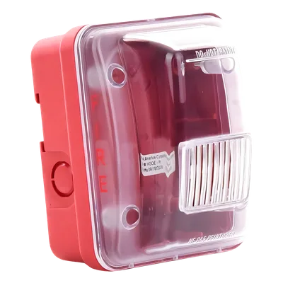 Cubierta para sirena estrobo exterior / Policarbonato Lexan® / 4.75' x 5.75' x 4.18' / UL 464 & UL 1971