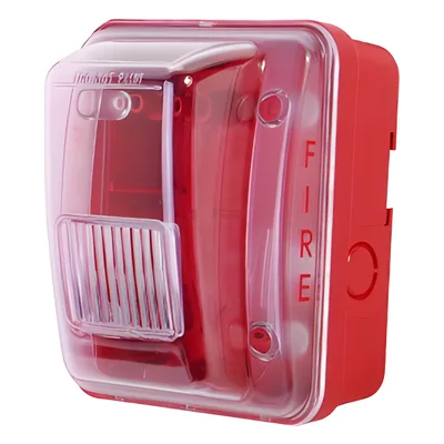 Cubierta para sirena estrobo exterior / Policarbonato Lexan® / 4.75' x 5.75' x 4.18' / UL 464 & UL 1971