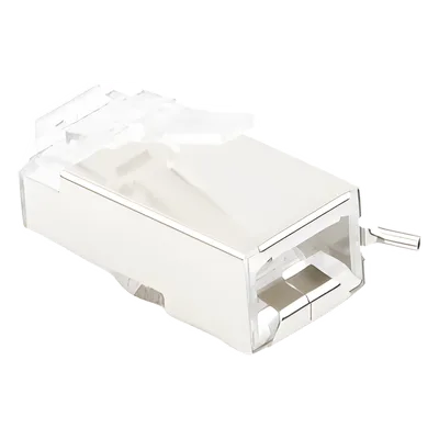 Conector RJ45 Blindado / Cat5e / FTP-STP / Pin a Tierra / Paquete 100 pzas