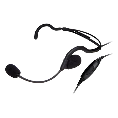Diadema de Comunicación / Boom Flexible / Cable PU Reforzado con Kevlar / PTT en Línea / Conector H02