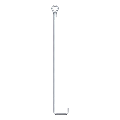 Ancla de Suelo / Ø 3/4" x 160 cm (5.25 ft) / Ojo de Llave / Galvanizado en Caliente / ASTM-36 / GMAW 5 mm