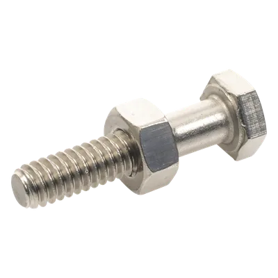 Paquete de tornillos con tuercas / Acero inoxidable 1/4 x 1 1/4 pulg / 6 piezas / Incluye arandelas reforzadas