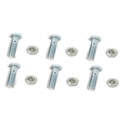 Juego de tornillería / Acero inoxidable grado 308 / 1/2" x 3-1/2" / 6 pares / ASTM F593C