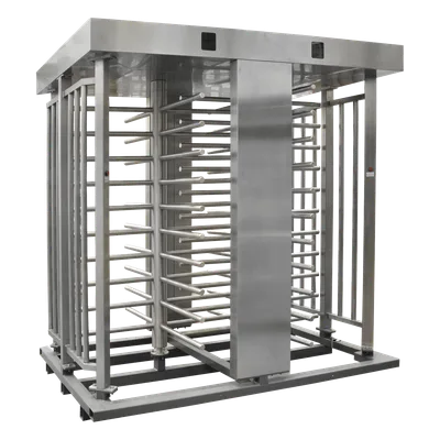 Torniquete de Cuerpo Completo / Doble Acceso / Acero Inoxidable 304 / 30 Personas/min / Interior/Exterior / 4 Ejes de Seguridad / 2.31 x 1.46 x 2.2 m (7.58 x 4.79 x 7.22 ft) / 800 kg (1763.7 lb)