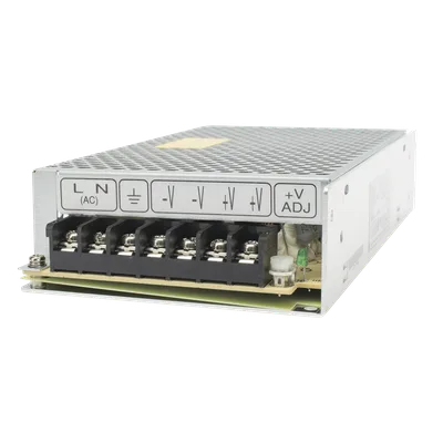 Fuente de Poder Conmutada / 150W / 24Vcc / 6.5A / 100-240Vca / 98x38x199 mm / 3.22x1.5x6.54 in