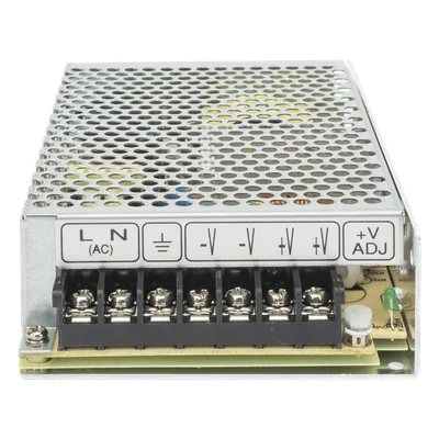Fuente de Poder Conmutada / 100W / 24Vcc / 4.5A / Entrada 100-240VCA / 3.18 x 1.49 x 6.26 pulgadas