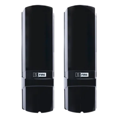 Barrera Infrarroja Perimetral / 3 Rayos / 4 Frecuencias / 100 m (328.1 ft) Exterior / IP65 / Alimentación Dual 12-24 Vcc