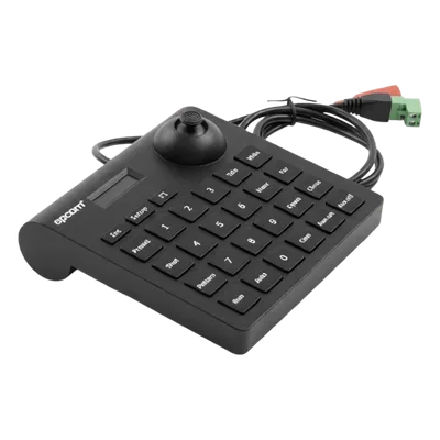 Mini Teclado Controlador PTZ / LCD / Joystick Multidireccional / RS-485 / 12VCC