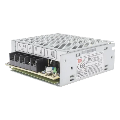 Fuente de Poder Conmutada / 50W / 24Vcc / 2.2A / Entrada 100-240Vca / 3.82 x 1.42 x 3.90 pulgadas