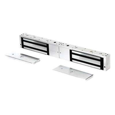 Chapa magnética de 1200 Lbs /Para Puertas Dobles/ Interior/ LED / Sensor Bloqueo