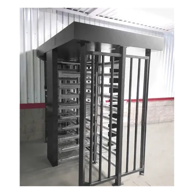 Torniquete de Cuerpo Completo / Doble / 30 Personas/min / Interior/Exterior / Acero Inoxidable 304 / Techo Integrado / -20 a 50°C / 110 VCA