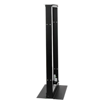 Rack de 2 Postes / 24 UR / 19" EIA-310D / Carga 460 kg / Base L para Piso / Acero Cal. 11 y 14