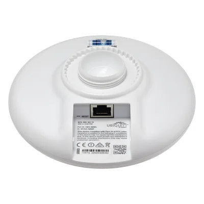 NanoBeam airMAX M5 CPE, hasta 150 Mbps, 5 GHz (5150 - 5875 MHz) con antena integrada de 16 dBi