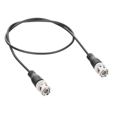 Cable Coaxial Armado con Conector BNC / Longitud de 1.5 Metros (4.92 Pies) / Optimizado para Cámaras 4K / Uso en Interior