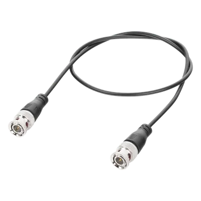 Cable Coaxial Armado BNC / 2.2 m (7.22 ft) / RG142 / 50 Ω / 450 MHz / Optimizado 4K / Interior