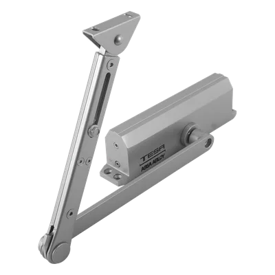 Cierrapuertas Hidráulico / Puertas 15 a 150 kg / UL Resistente al Fuego / Ajuste 90°-180° / Aleación Zinc-Aluminio / Alto Tráfico