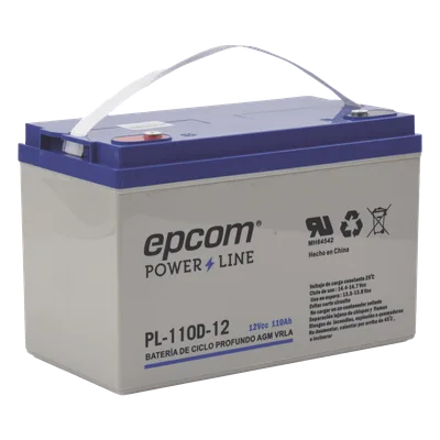 Batería AGM-VRLA Ciclo Profundo / 12 Vcc / 110 Ah / Terminales M6 HEX / Aplicación Fotovoltaica